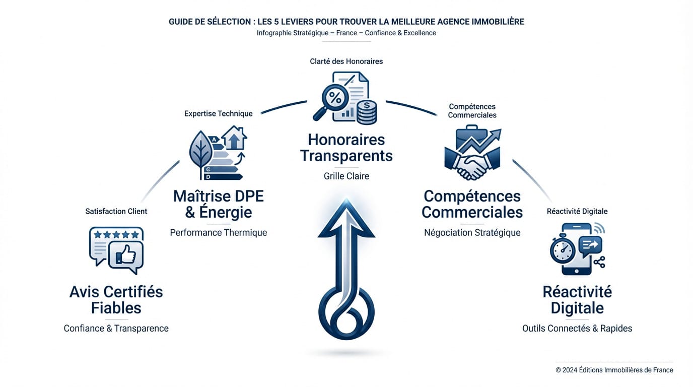 Critères de sélection d'une agence immobilière performante en 2026